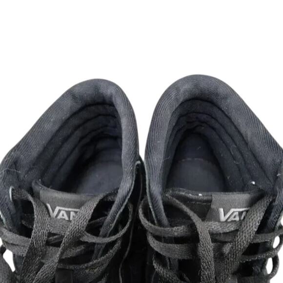 Vans Shoes Mens 7.5 Sneakers Sk8 Hi Skate Athletic Lifestyle Suede Black Casual - Picture 13 of 13
